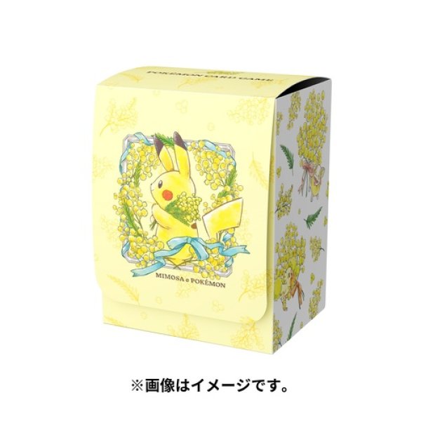 Photo1: Pokemon Center Original Card Game Flip deck case MIMOSA e POKEMON (1)