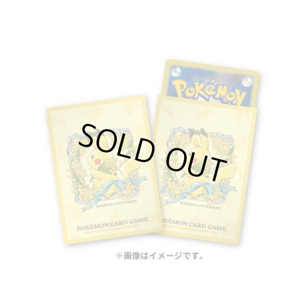 Photo1: Pokemon Center Original Card Game Sleeve MIMOSA e POKEMON 64 sleeves (1)