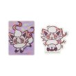 Photo1: Pokemon Center 2023 yonayona Ghost Luminous Sticker Sheet 2 pc Hisuian Zorua ver. (1)