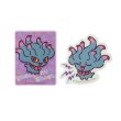 Photo1: Pokemon Center 2023 yonayona Ghost Luminous Sticker Sheet 2 pc Misdreavus ver. (1)