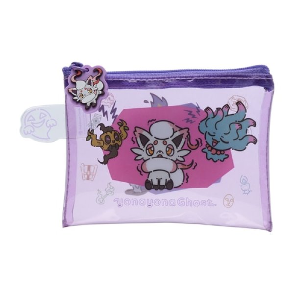 Photo1: Pokemon Center 2023 yonayona Ghost B7 size flat pouch case Bag (1)