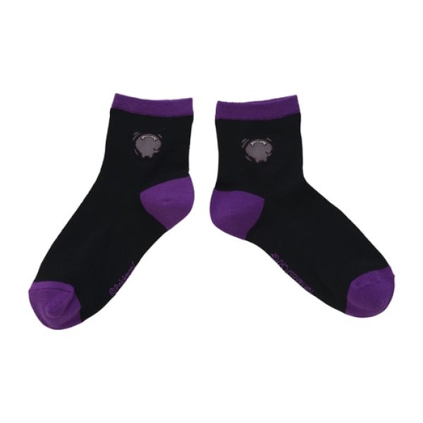 Photo2: Pokemon Center 2023 Socks for Women 23 - 25 cm 1 Pair Middle yonayona Ghost Duskull (2)