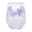 Photo2: Pokemon Center 2023 yonayona Ghost Luminous Glass cup Blue 1 pc (2)