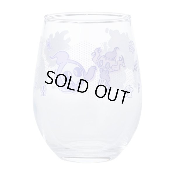 Photo2: Pokemon Center 2023 yonayona Ghost Luminous Glass cup Blue 1 pc (2)
