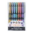 Photo1: Pokemon Center 2023 yonayona Ghost ZEBRA SARASA Ballpoint pen deco shine colors Set of 7 (1)