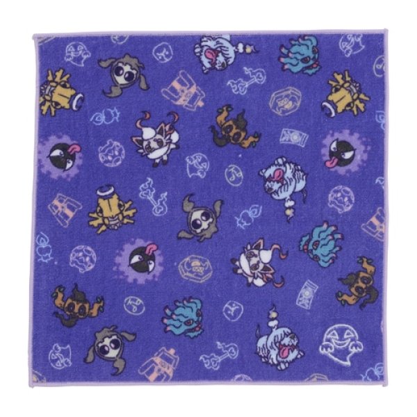 Photo1: Pokemon Center 2023 Hand towel Handkerchief yonayona Ghost Blue (1)
