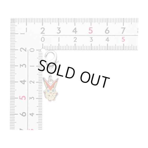 Photo2: Pokemon Center 2023 Metal Charm # 494 Victini (2)