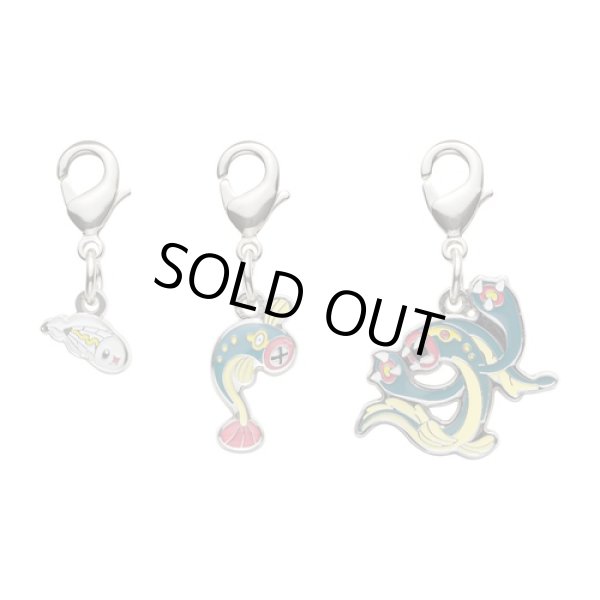 Photo1: Pokemon Center 2023 Metal Charm # 602 603 604 Tynamo Eelektrik Eelektross (1)