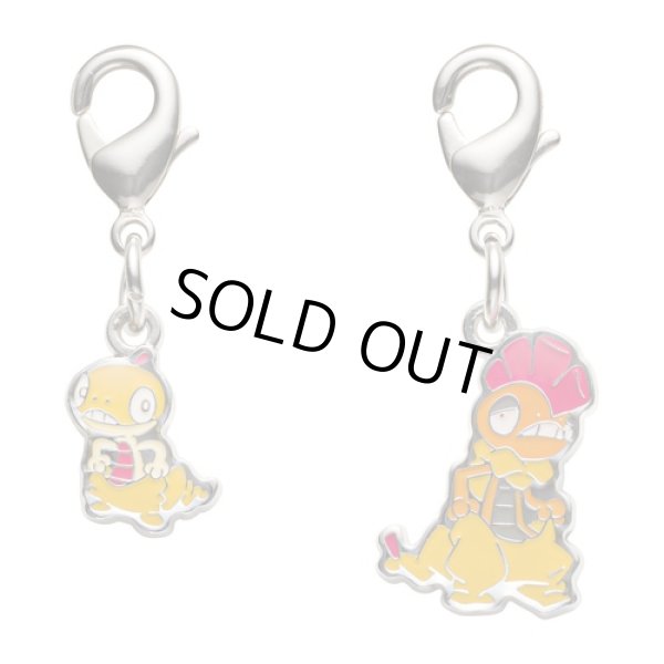 Photo1: Pokemon Center 2023 Metal Charm # 559 560 Scraggy Scrafty (1)
