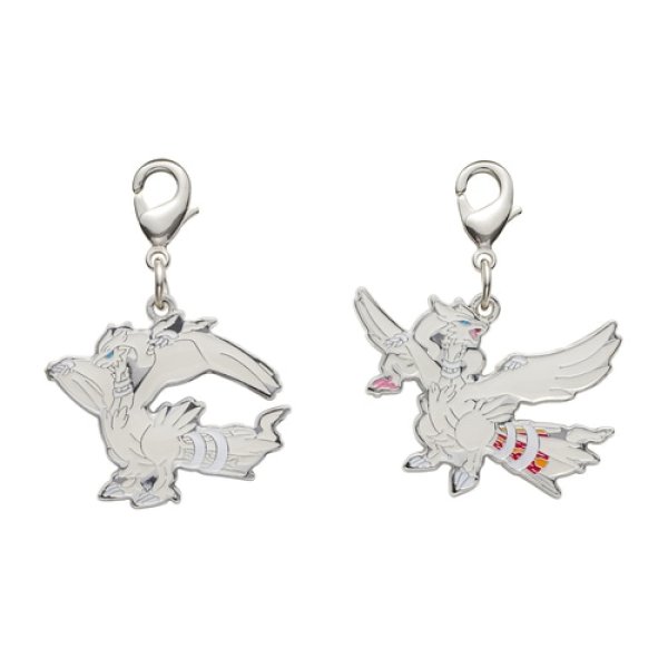 Photo1: Pokemon Center 2023 Metal Charm # 643 Reshiram Reshiram Overdrive (1)