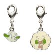 Photo1: Pokemon Center 2023 Metal Charm # 546 547 Cottonee Whimsicott (1)