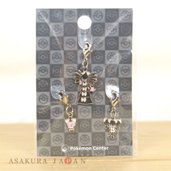 Photo3: Pokemon Center 2023 Metal Charm # 574 575 576 Gothita Gothorita Gothitelle (3)