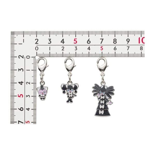 Photo2: Pokemon Center 2023 Metal Charm # 574 575 576 Gothita Gothorita Gothitelle (2)