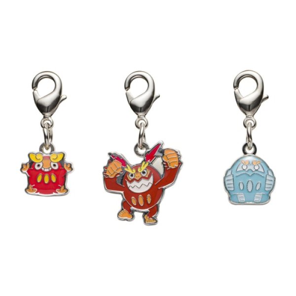 Photo1: Pokemon Center 2023 Metal Charm # 554 555 Darumaka Darmanitan (1)