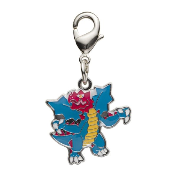 Photo1: Pokemon Center 2023 Metal Charm # 621 Druddigon (1)