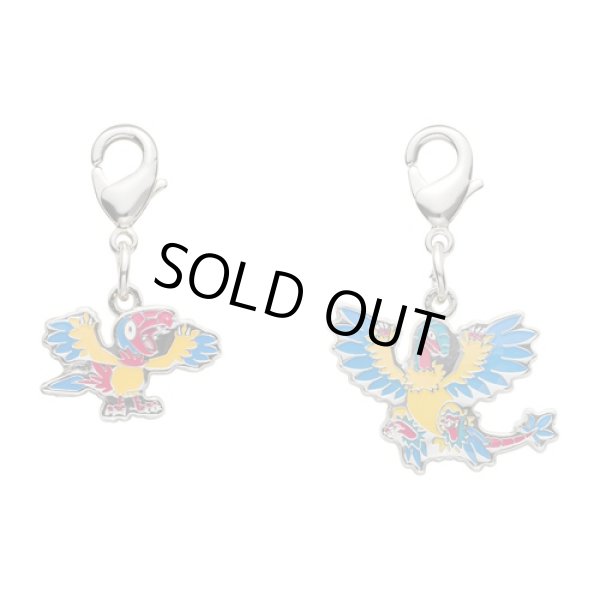 Photo1: Pokemon Center 2023 Metal Charm # 566 567 Archen Archeops (1)