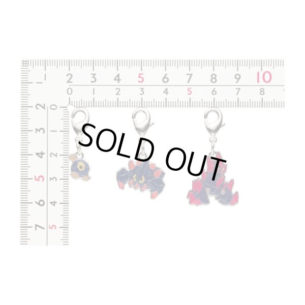 Photo2: Pokemon Center 2023 Metal Charm # 524 525 526 Roggenrola Boldore Gigalith (2)