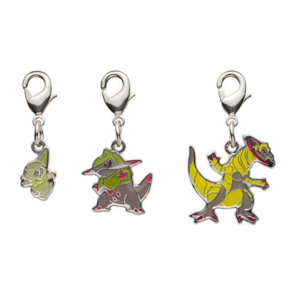 Photo1: Pokemon Center 2023 Metal Charm # 610 611 612 Axew Fraxure Haxorus (1)