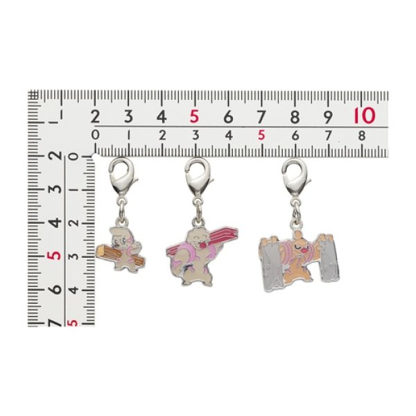 Photo2: Pokemon Center 2023 Metal Charm # 532 533 534 Timburr Gurdurr Conkeldurr (2)