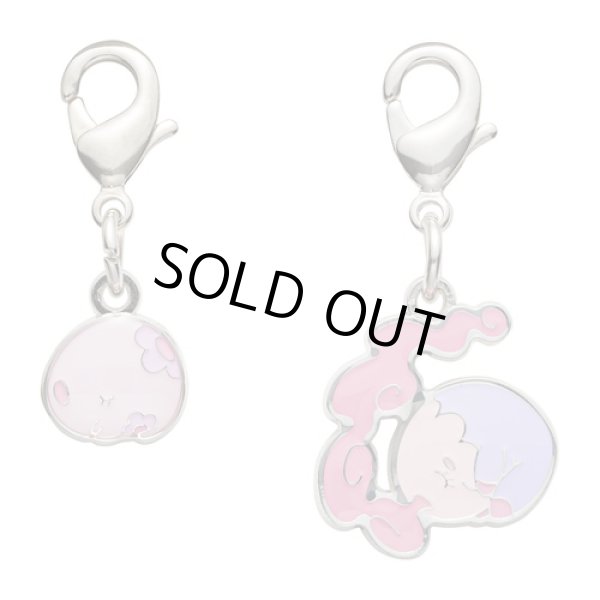 Photo1: Pokemon Center 2023 Metal Charm # 517 518 Munna Musharna (1)