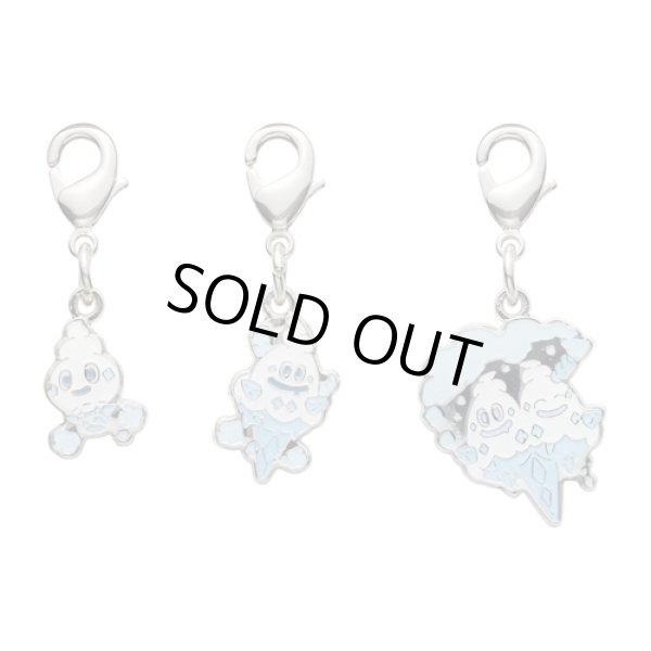 Photo1: Pokemon Center 2023 Metal Charm # 582 583 584 Vanillite Vanillish Vanilluxe (1)