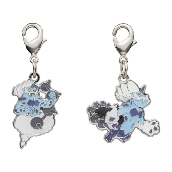 Photo1: Pokemon Center 2023 Metal Charm # 642 Thundurus (1)