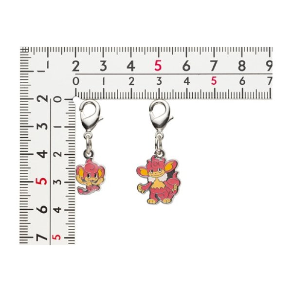 Photo2: Pokemon Center 2023 Metal Charm # 513 514 Pansear Simisear (2)