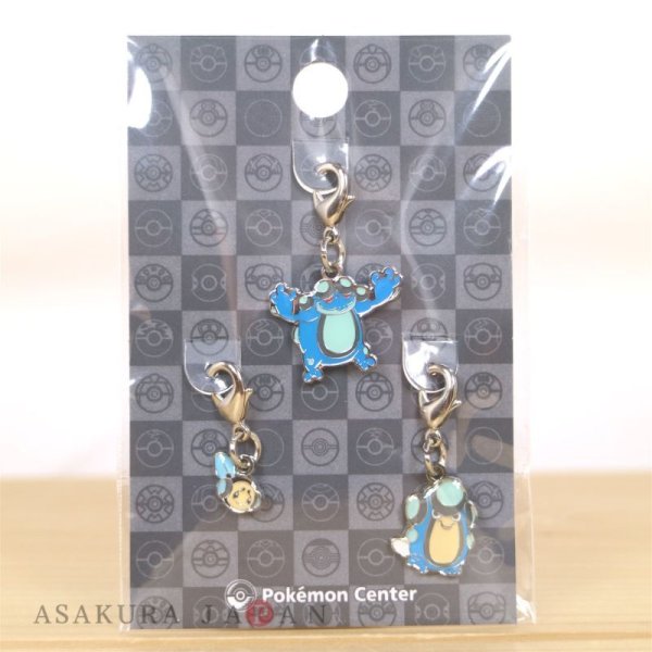 Photo3: Pokemon Center 2023 Metal Charm # 535 536 537 Tympole Palpitoad Seismitoad (3)