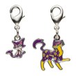 Photo1: Pokemon Center 2023 Metal Charm # 509 510 Purrloin Liepard (1)