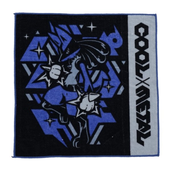 Photo1: Pokemon Center 2023 Hand towel Handkerchief COOL x METAL Lucario (1)