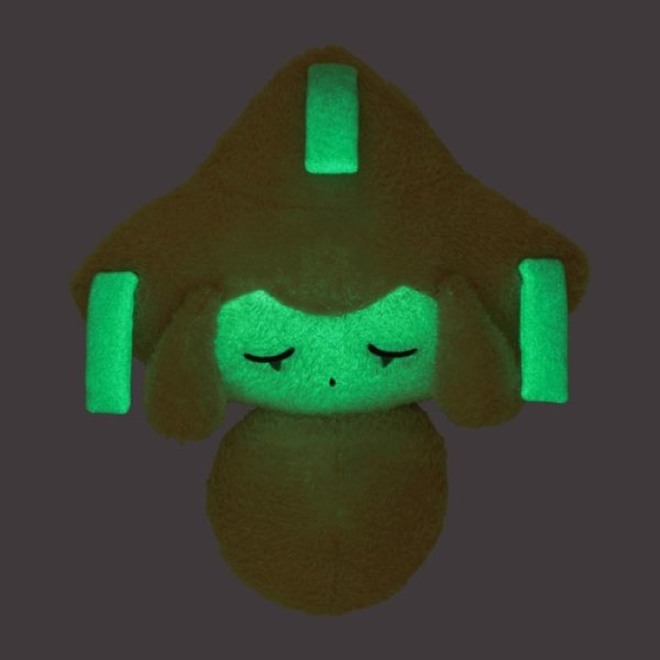Photo4: Pokemon Center 2023 Jirachi HOSHI Tsunagi Life-size Luminous Plush doll (4)