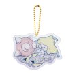 Photo1: Pokemon Center 2023 Jirachi HOSHI Tsunagi Shaka Shaka Acrylic charm Key chain #2 (1)