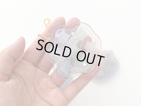 Photo3: Pokemon Center 2023 Jirachi HOSHI Tsunagi Shaka Shaka Acrylic charm Key chain #3 (3)