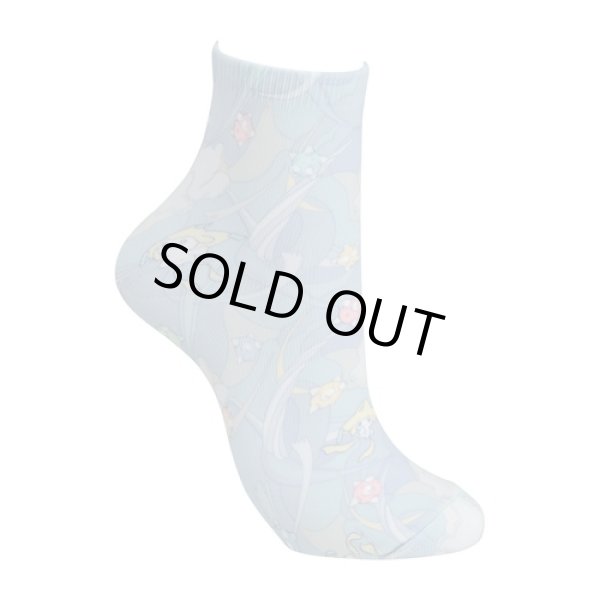 Photo4: Pokemon Center 2023 Socks for Women 23 - 25 cm 1 Pair Middle Jirachi HOSHI Tsunagi (4)