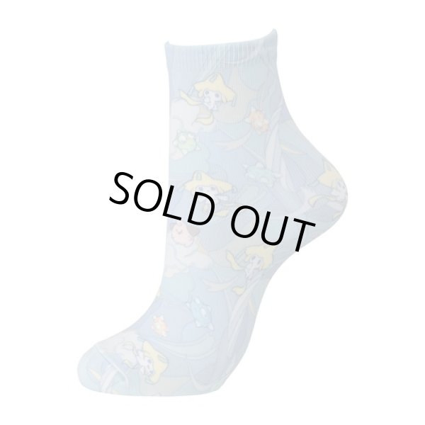 Photo2: Pokemon Center 2023 Socks for Women 23 - 25 cm 1 Pair Middle Jirachi HOSHI Tsunagi (2)