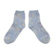 Photo1: Pokemon Center 2023 Socks for Women 23 - 25 cm 1 Pair Middle Jirachi HOSHI Tsunagi (1)