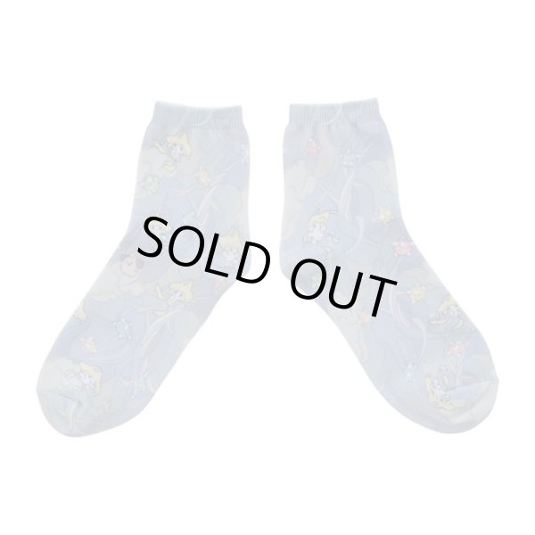 Photo1: Pokemon Center 2023 Socks for Women 23 - 25 cm 1 Pair Middle Jirachi HOSHI Tsunagi (1)