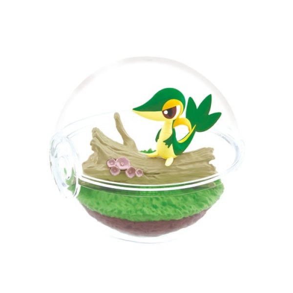 Photo1: Pokemon 2023 Terrarium Collection vol.12 #3 Snivy Mini Figure (1)