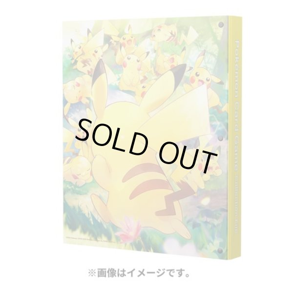 Photo3: Pokemon Center Original Card Game Collection file Binder Pikachu Large Gathering (3)