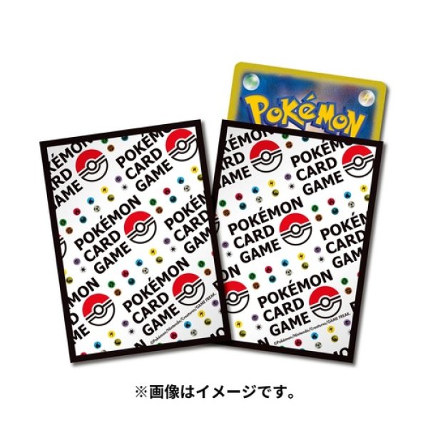 Photo1: Pokemon Center Original Card Game Sleeve BALL & ENERGY 64 sleeves (1)