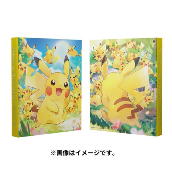 Photo1: Pokemon Center Original Card Game Collection file Binder Pikachu Large Gathering (1)