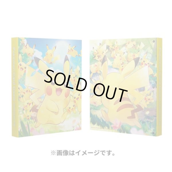 Photo1: Pokemon Center Original Card Game Collection file Binder Pikachu Large Gathering (1)