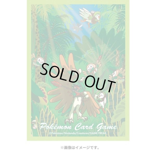 Photo2: Pokemon Center Original Card Game Sleeve Decidueye Evolution 64 sleeves (2)