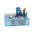 Photo1: Pokemon 2023 Nonbiri Time Take a rest by the River Mini Figure #6 Tympole & Croagunk (1)