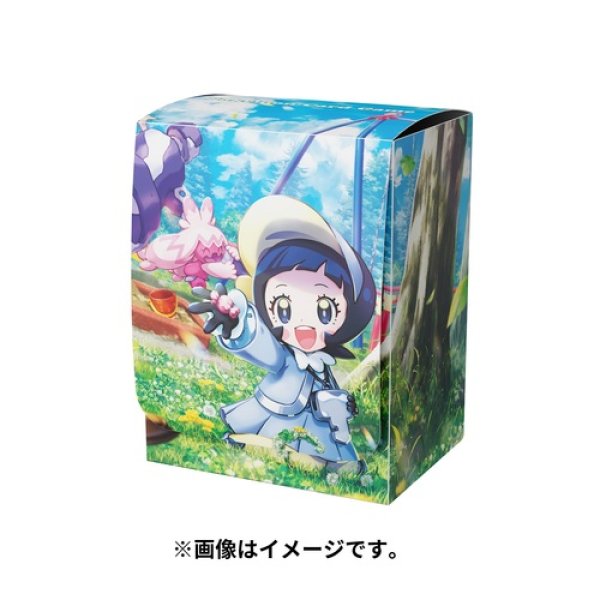 Photo1: Pokemon Center Original Card Game Flip deck case Poppy Tinkaton (1)