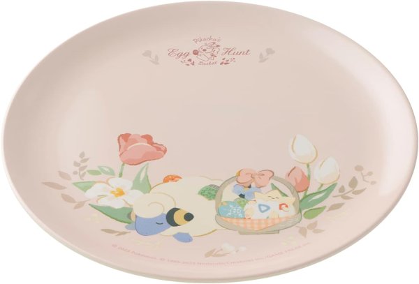 Photo1: Pokemon Center 2023 Pikachu’s Easter Egg Hunt Melamine plate (1)