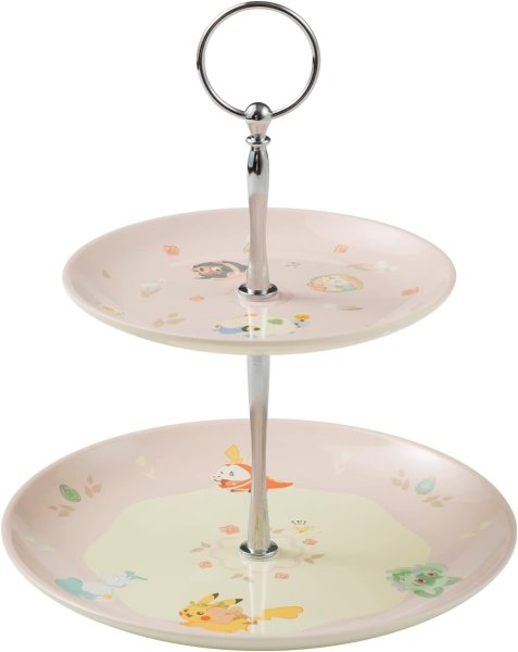 Photo1: Pokemon Center 2023 Pikachu’s Easter Egg Hunt Melamine Cake stand plate (1)