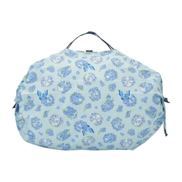 Photo1: Pokemon Center 2023 Shupatto Folding Compact bag M size Baby Blue Eyes (1)
