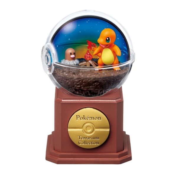 Photo1: Pokemon 2022 Terrarium Collection vol.10 #3 Charmander Diglett Mini Figure (1)