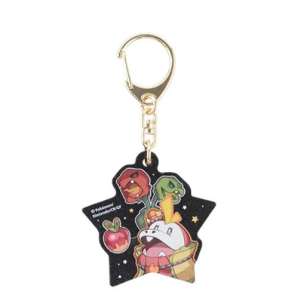 Photo1: Pokemon Center 2023 Paldea Spooky Halloween Wooden Charm Key chain Fuecoco ver. (1)